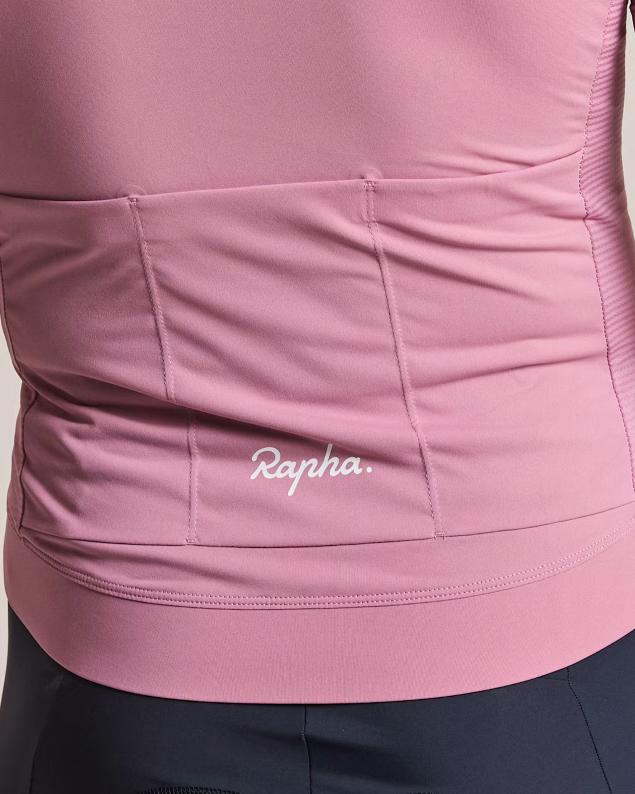 RAPHA Men's Core Lightweight Jersey DUSTY MAUVE/WHITE