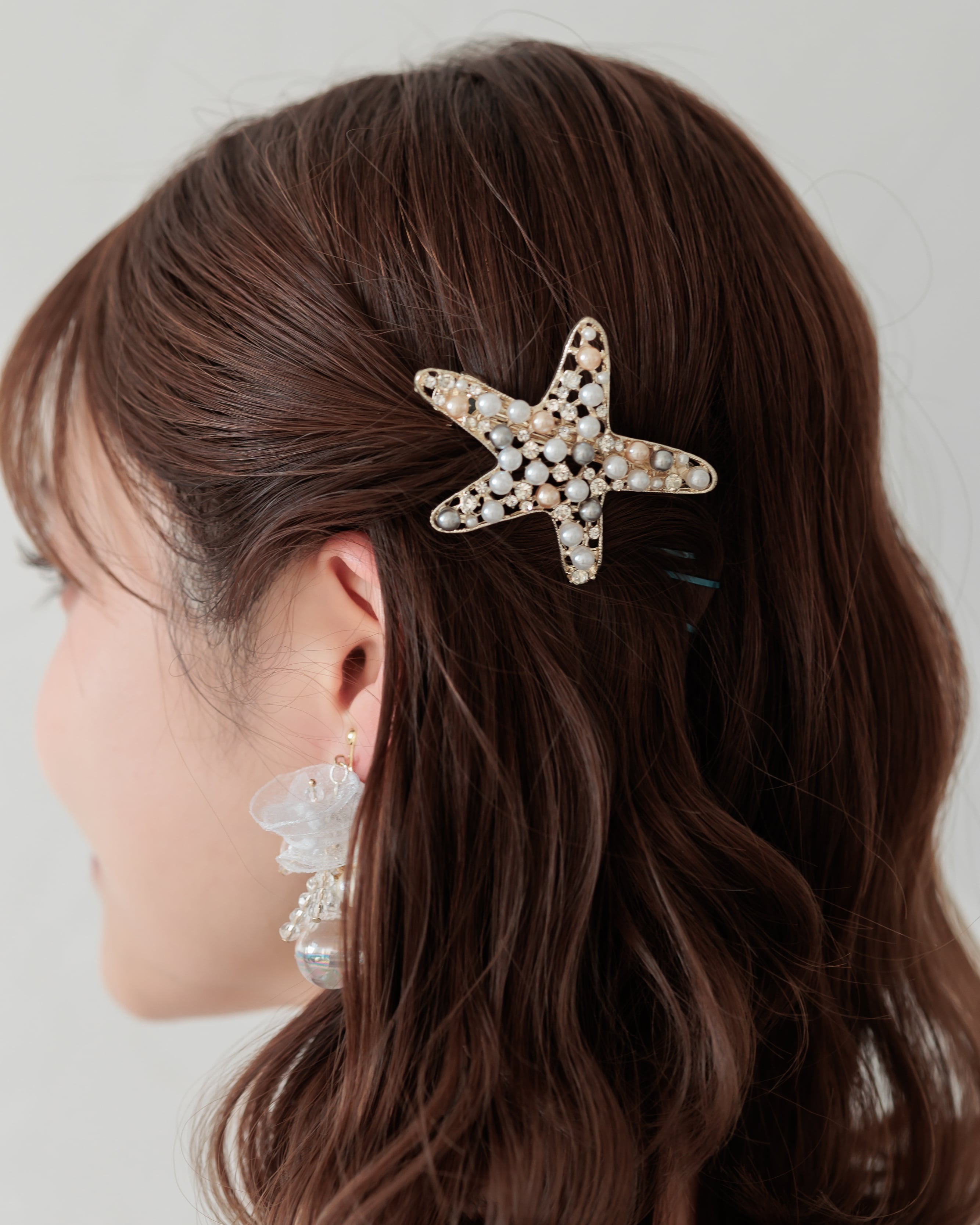 シェルバレッタウェディング【AH2506-01】