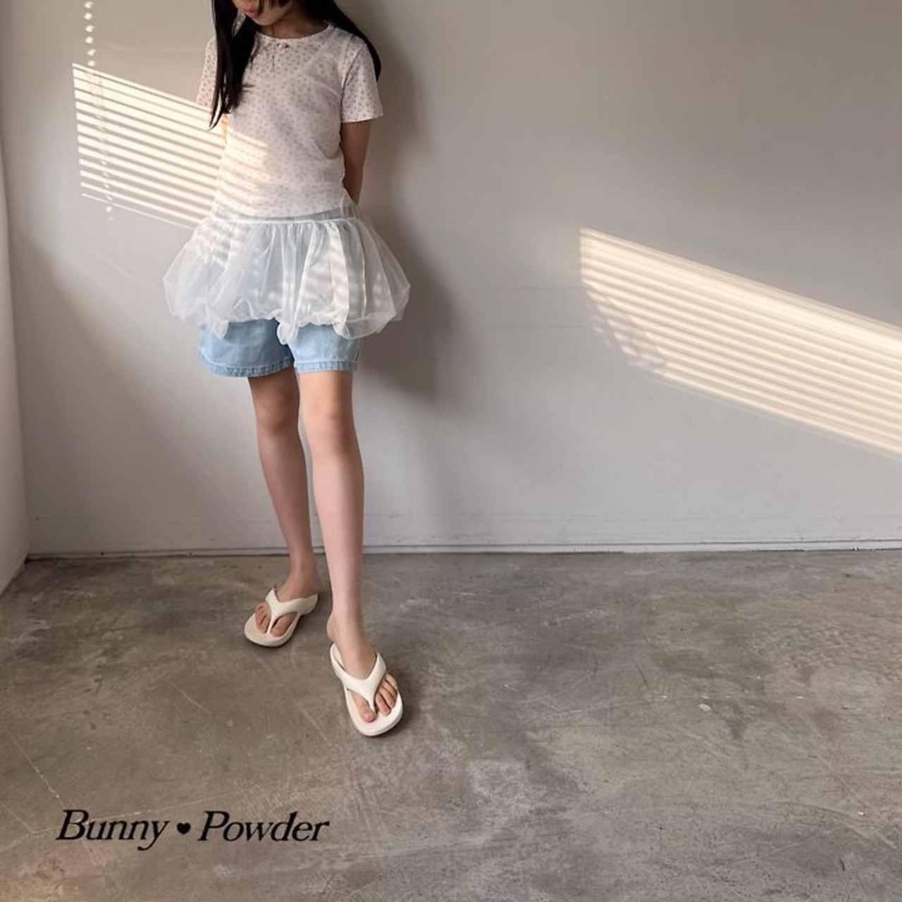 [Bunny Powder] (Planning) Shaballoon Layered Dress / [버니파우더] 기획)샤벌룬레이어드원피스