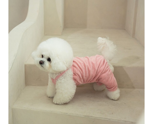 〈即納アイテム〉OUNCE テリーオールインワン（ピンク)