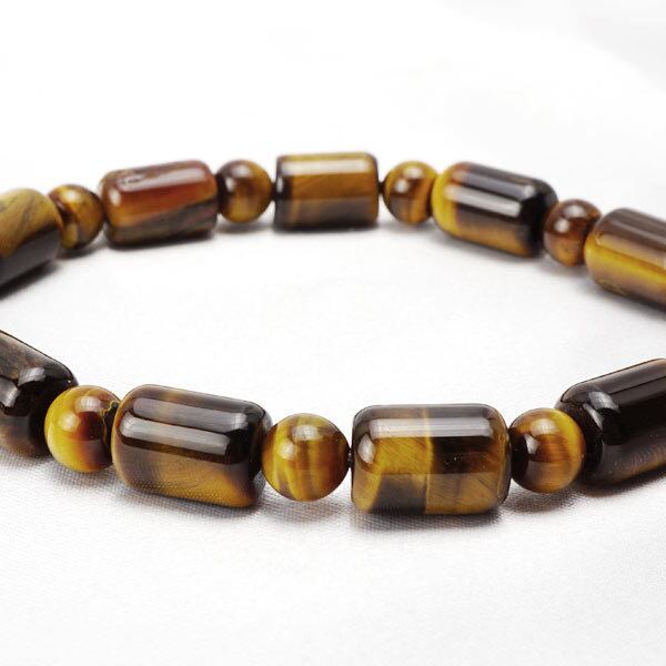 イエロータイガーアイ ブレスレット ランダム発送 メール便可 [M便 1/10] 711-344