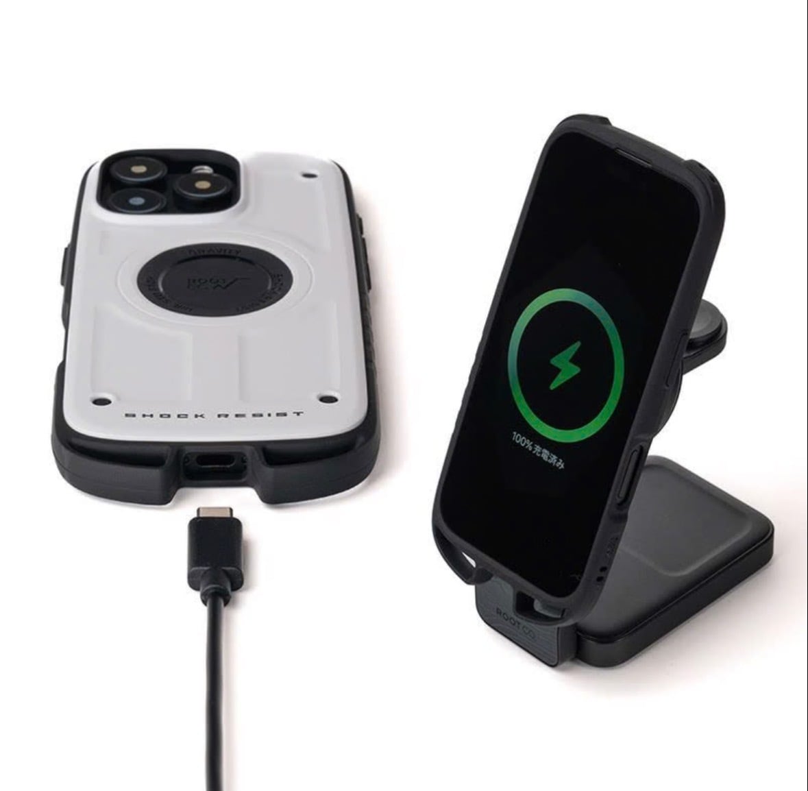 ROOT CO. [iPhone 16e/17e兼用]GRAVITY Shock Resist Case Rugged