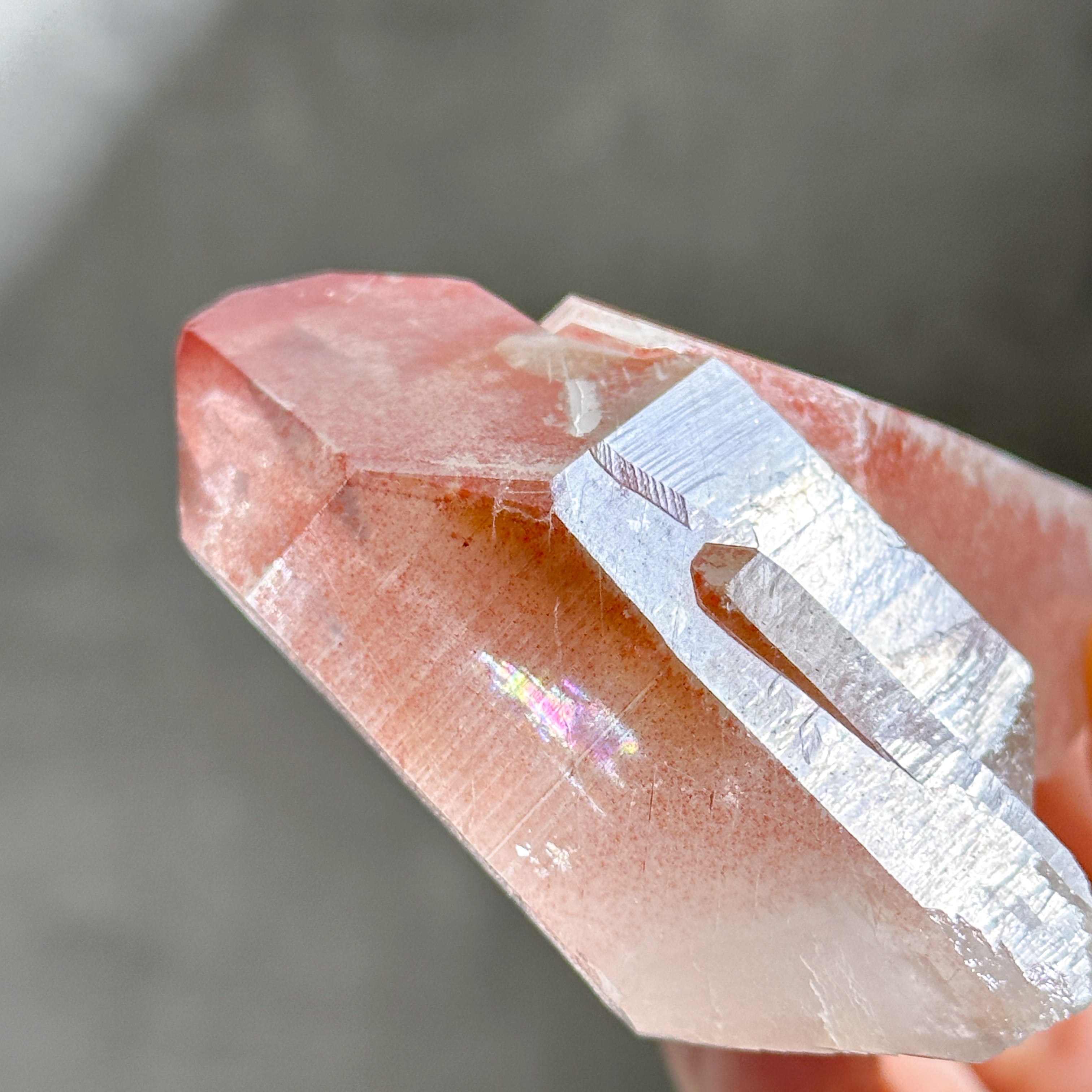 ディアマンティーナ産ピンクレムリアン クラスター 32◇ Pink