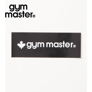 gym master ジムマスター ロゴステッカー 日本製 防水 フィルムステッカー スマホ パソコン スーツケース アウトドア シール G699689 ブラック