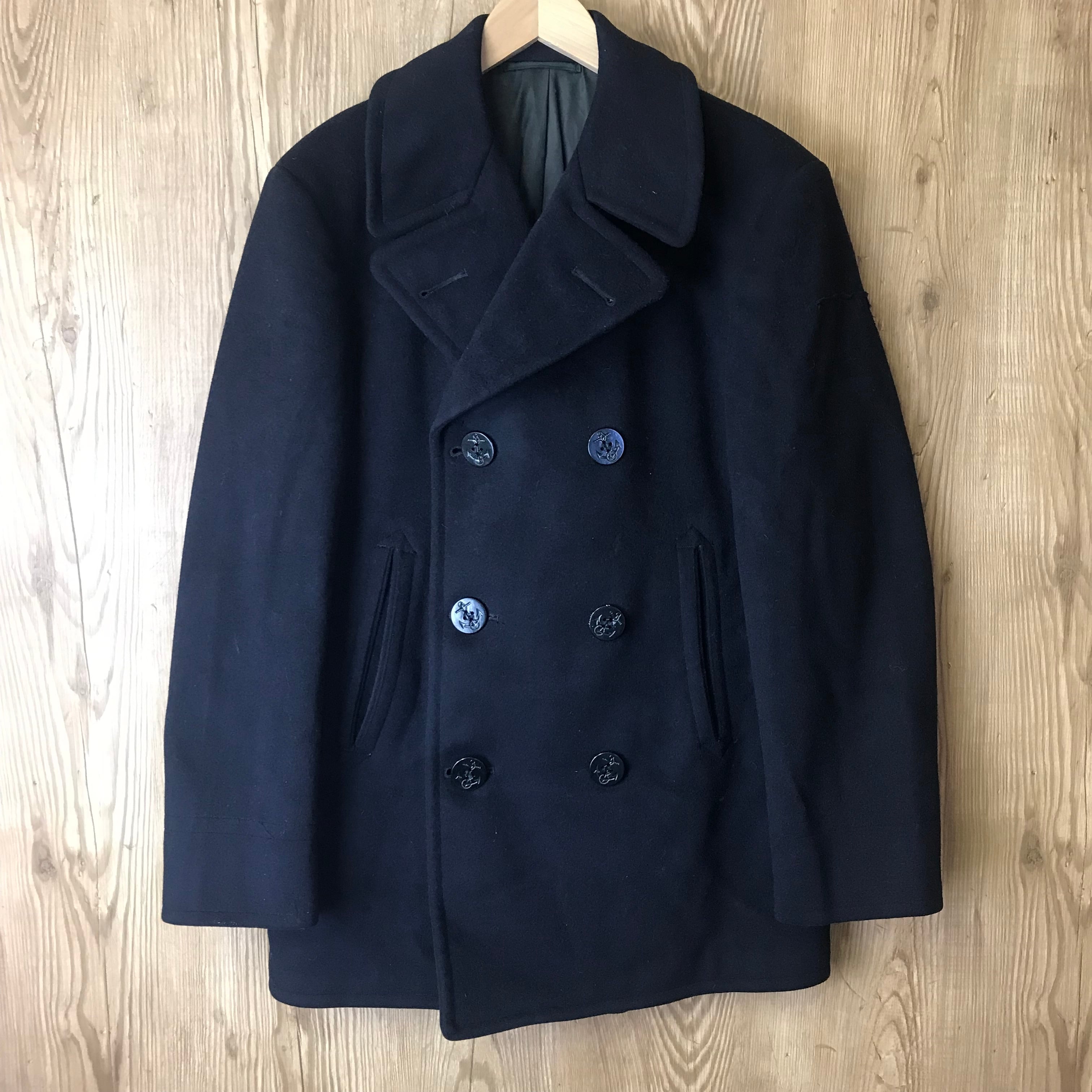 50s VINTAGE U.S.NAVY 米軍実品 Pコート ミリタリー オーバー 50s VINTAGE U.S.NAVY 米軍実品 Pコート ミリタリー オーバー