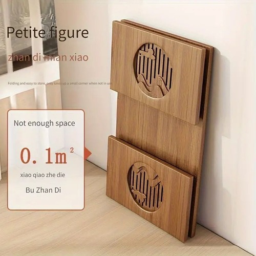 天然竹製　折り畳み　デスク　100％　竹製　70cm　ベッドテーブル　学習台　ロータイプ　折れ脚　テーブル　おしゃれ　可愛い　和風