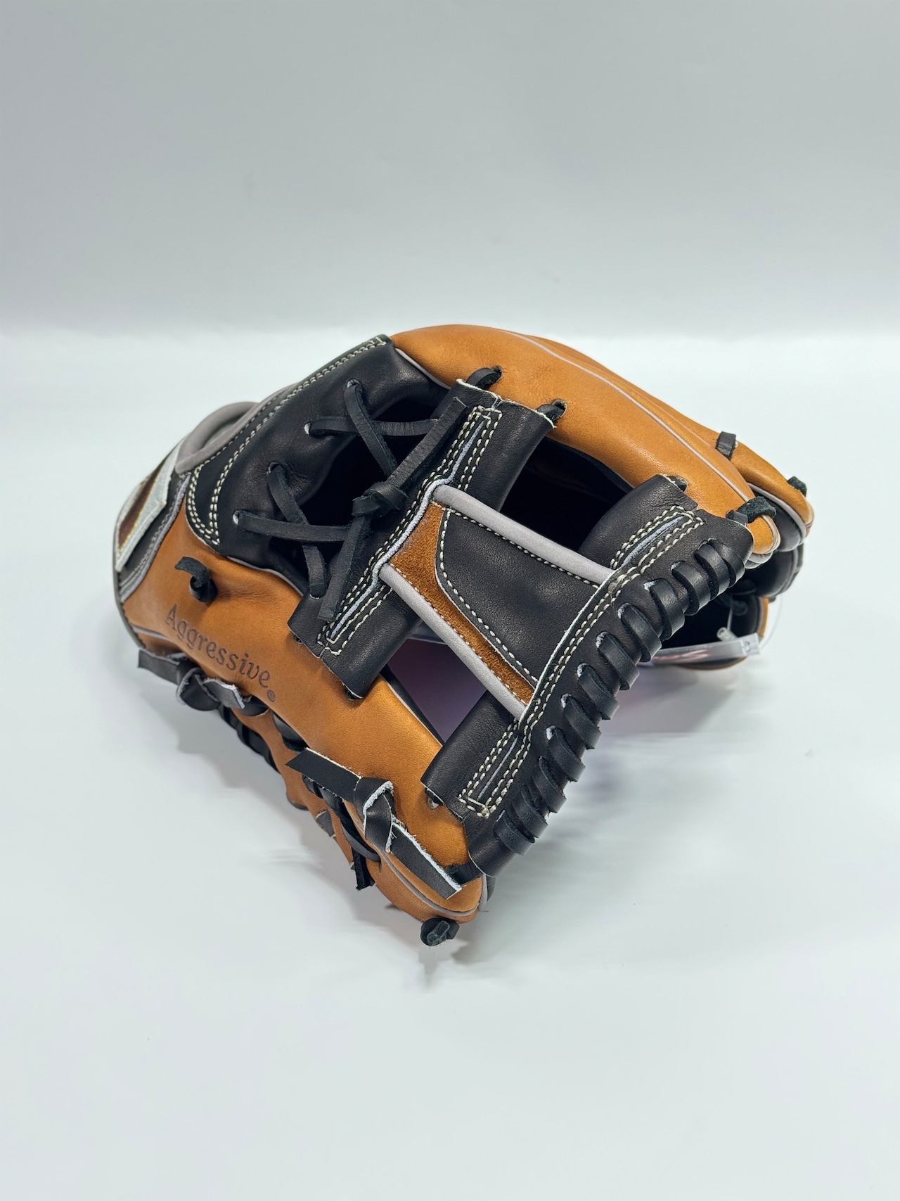 KUBOTA SLUGGERー久保田スラッガー ミチイオリジナル店舗別注グラブ 硬式グローブ 右投げ用 DS1型 ブラック×ウッド・画像4