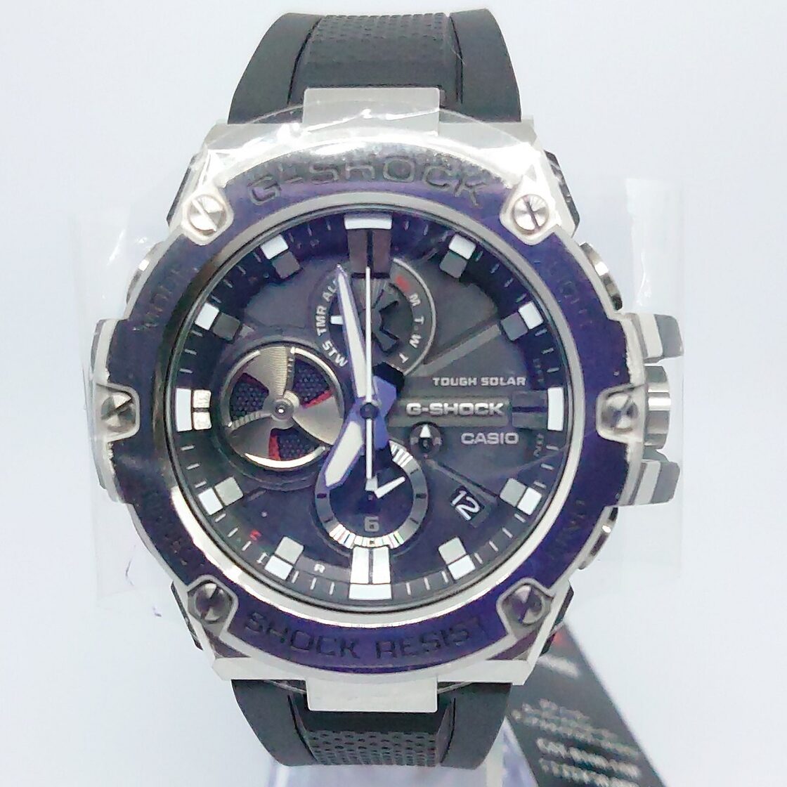 中古】G-SHOCK Gショック GST-B100-1AJF アナログ ソーラー G-STEEL G 