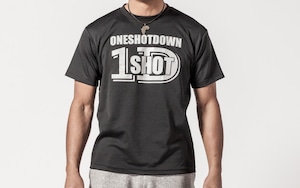 ONESHOTDOWN ロゴ ドライTシャツ