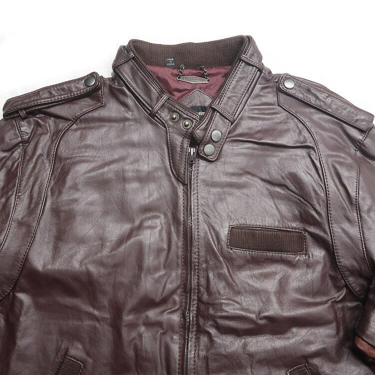 古着 MEMBERS ONLY by Europe Craft レザージャケット ライダース 表記