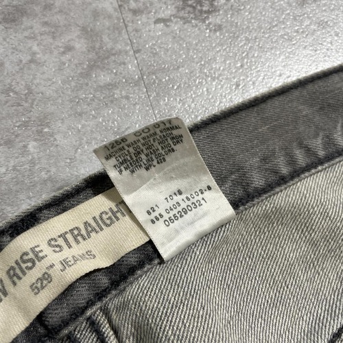 【W34 L32】 メキシコ製 usa levi's 先染ブラック 529 詳細写真6