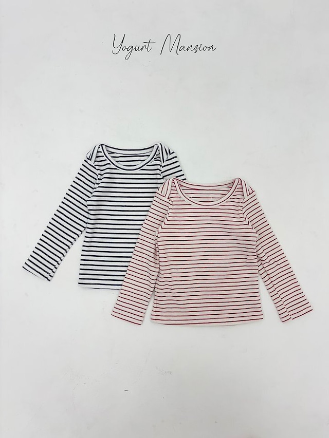【取寄/韓国直送】Yogurt Mansion　もちもちTシャツ｜秋服｜韓国子供服｜26/AT