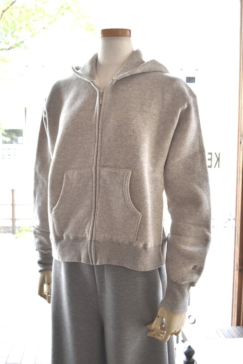 TICCA(ティッカ) 25A/W ダウニー裏毛ジップパーカー