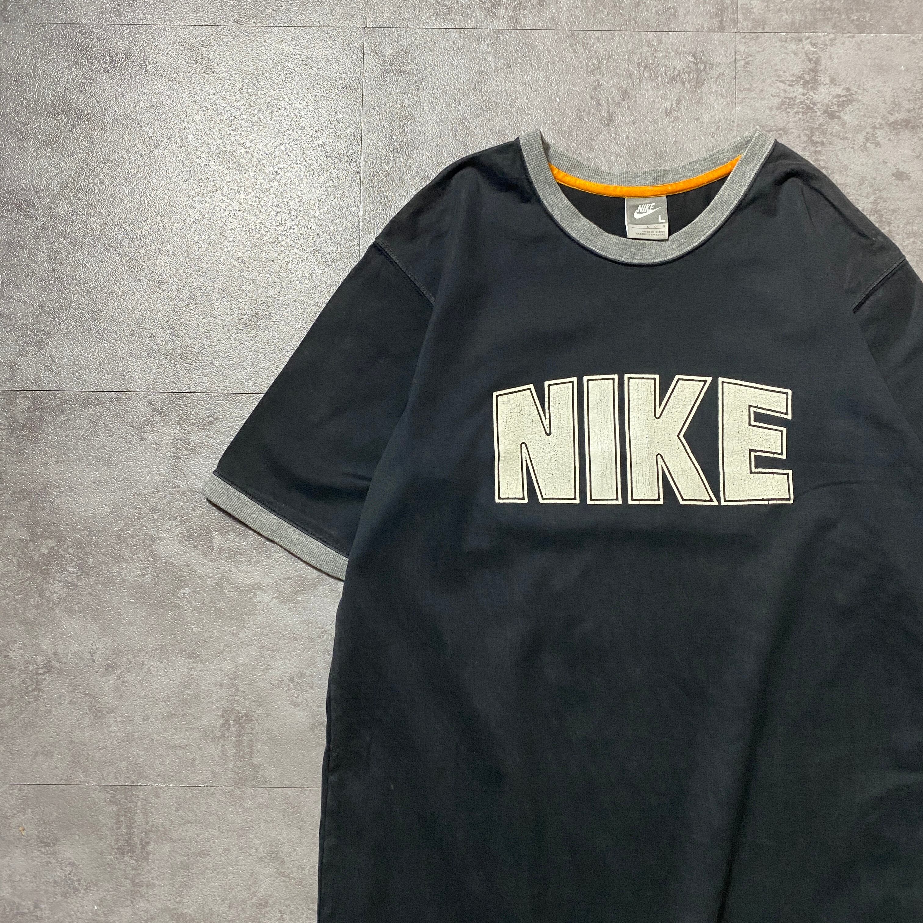 NIKE ナイキ ゴツナイキ ロゴ 半袖Tシャツ 黒 L CV1999-010 21-0724 