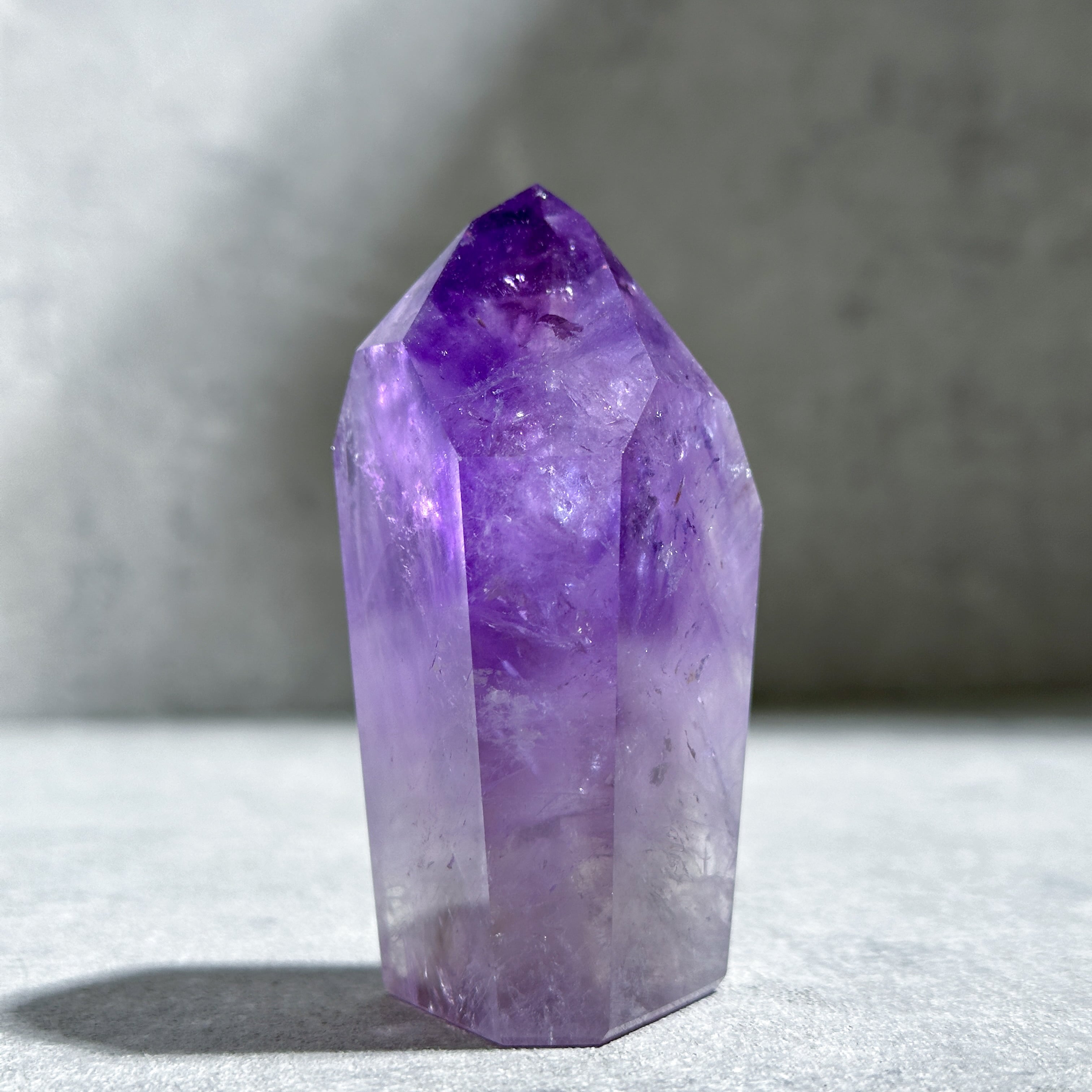 アメジストタワー 虹◎アメジスト タワー83◇ Amethyst ◇天然石・鉱物・パワーストーン