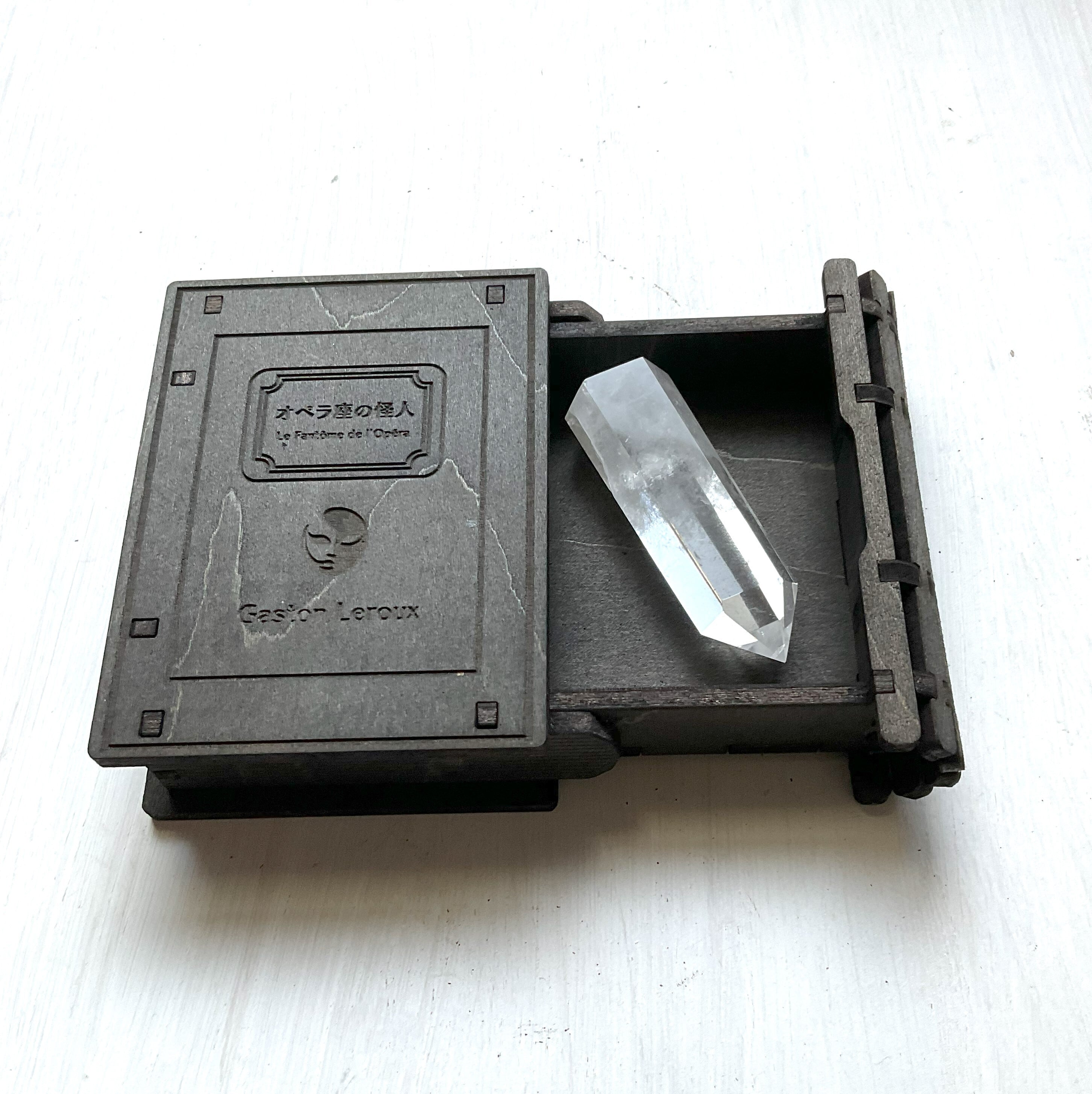 オペラ座の怪人】手乗り本型BOXスライド式 Black color size＜S