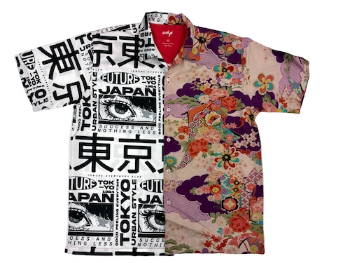 着物スタイルシャツ Lサイズ 702002B9 　Kimono-style shirt　送料無料
