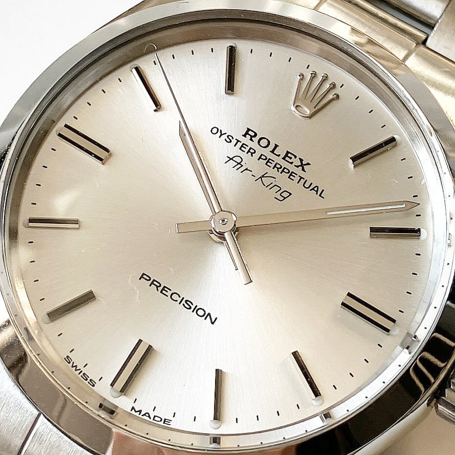 Rolex Oyster Perpetual Air King 5500 (32*****) Silver Service Dial 