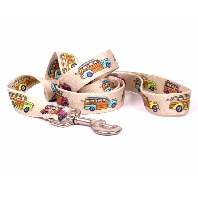 Woodies　首輪＋リードセット Sサイズ - Yellow Dog Design