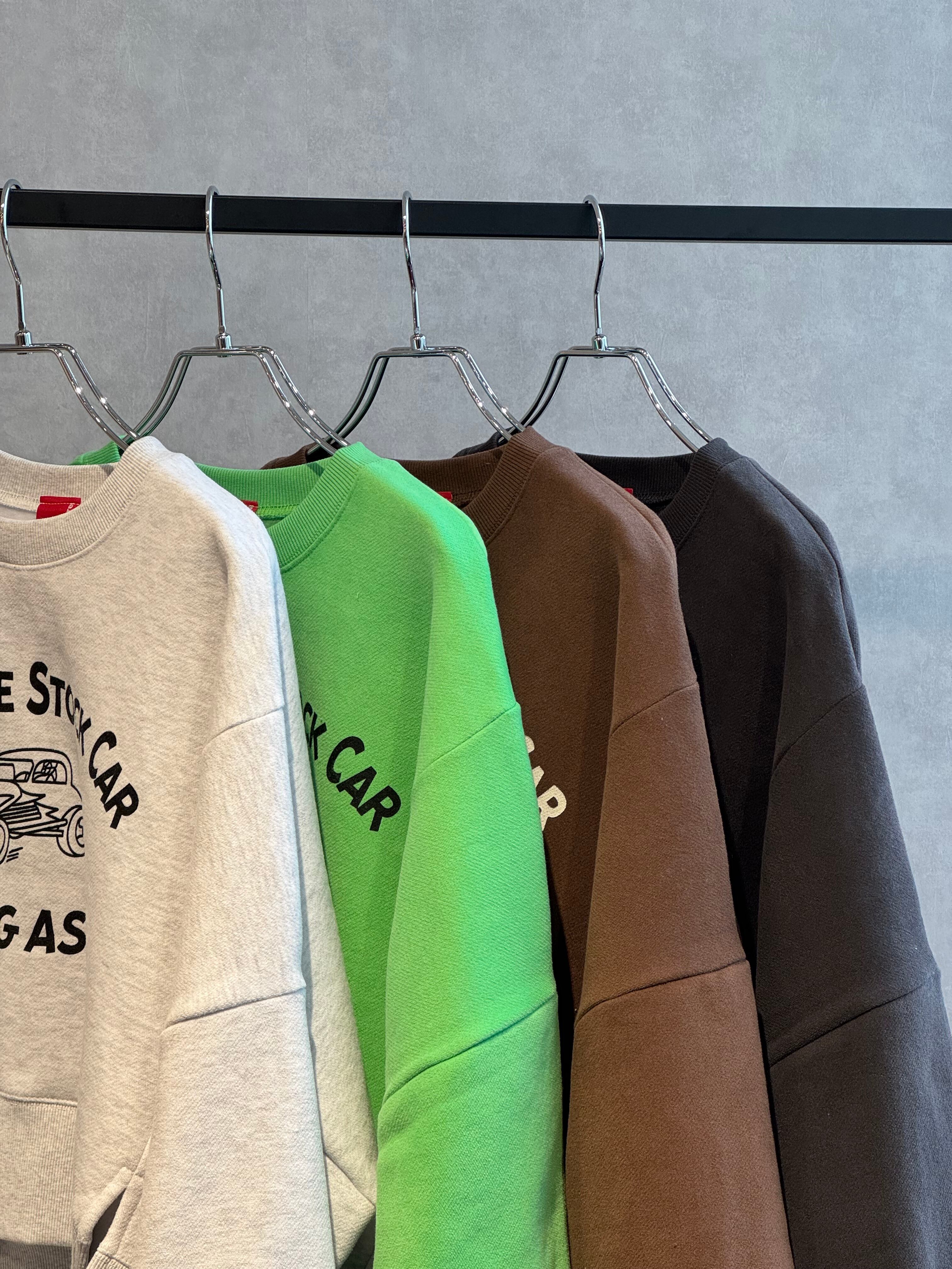 fleece lining side slit sweat