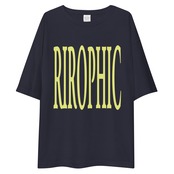 rirophicビッグロゴ T ユニセックス ヘビーウェイト 半袖Tシャツ カラー ネイビー