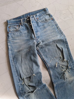Levi's 501 DAMAGE DENIM