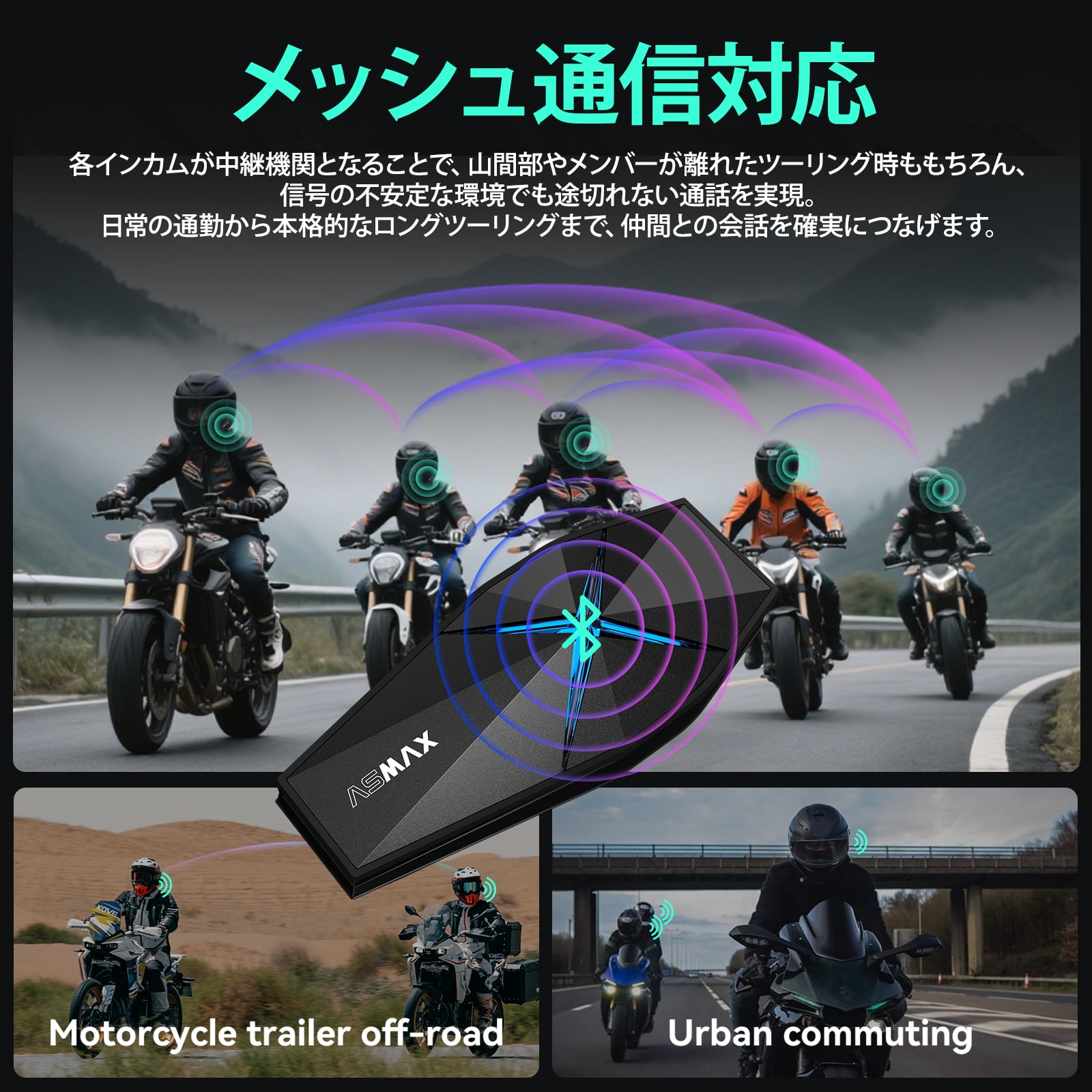 ASMAX F1 Pro インカム ステラーグレー【送料無料】 | 331WorkOutMotocross
