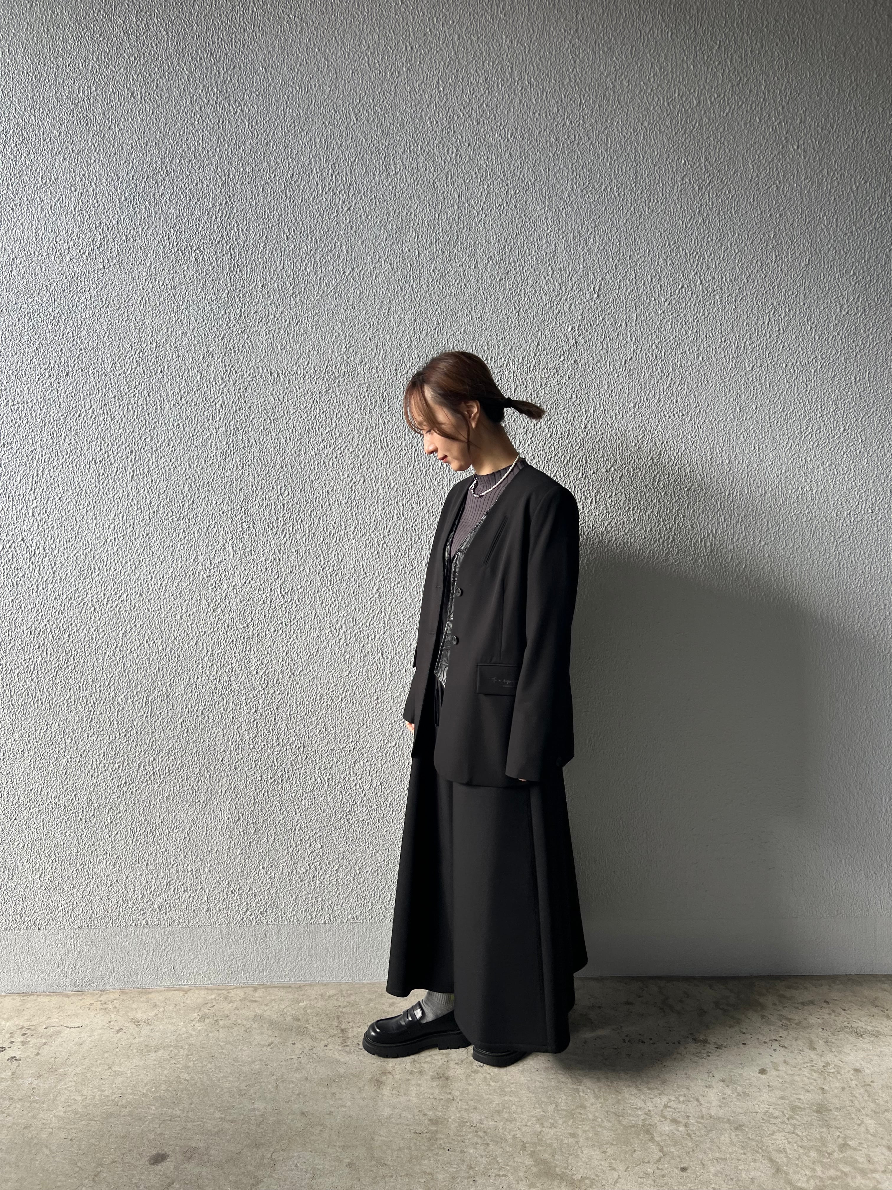 【SELECT】フェイクレザーレースジレ　21-0207