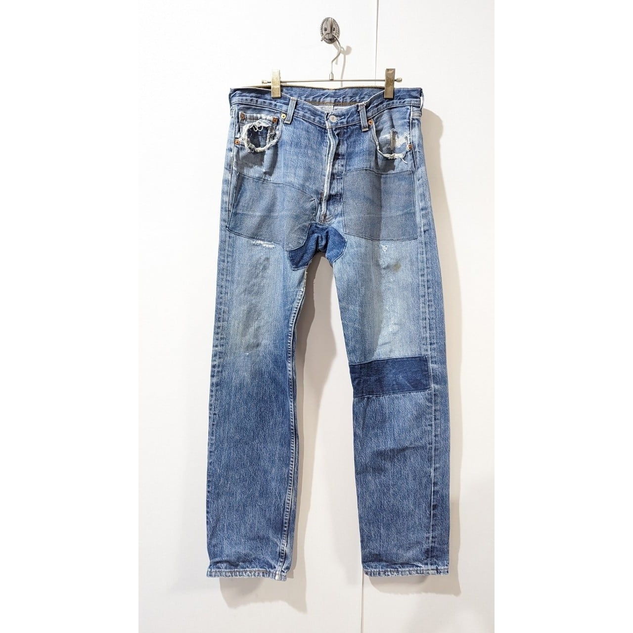 Levi's リーバイス ダメージデニムパンツ 古着 リメイク BD9 | Pickle