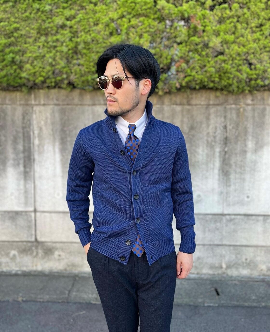 ZANONE（ザノーネ）CHIOTO（キョート）5ゲージ スタンドカラーニット  