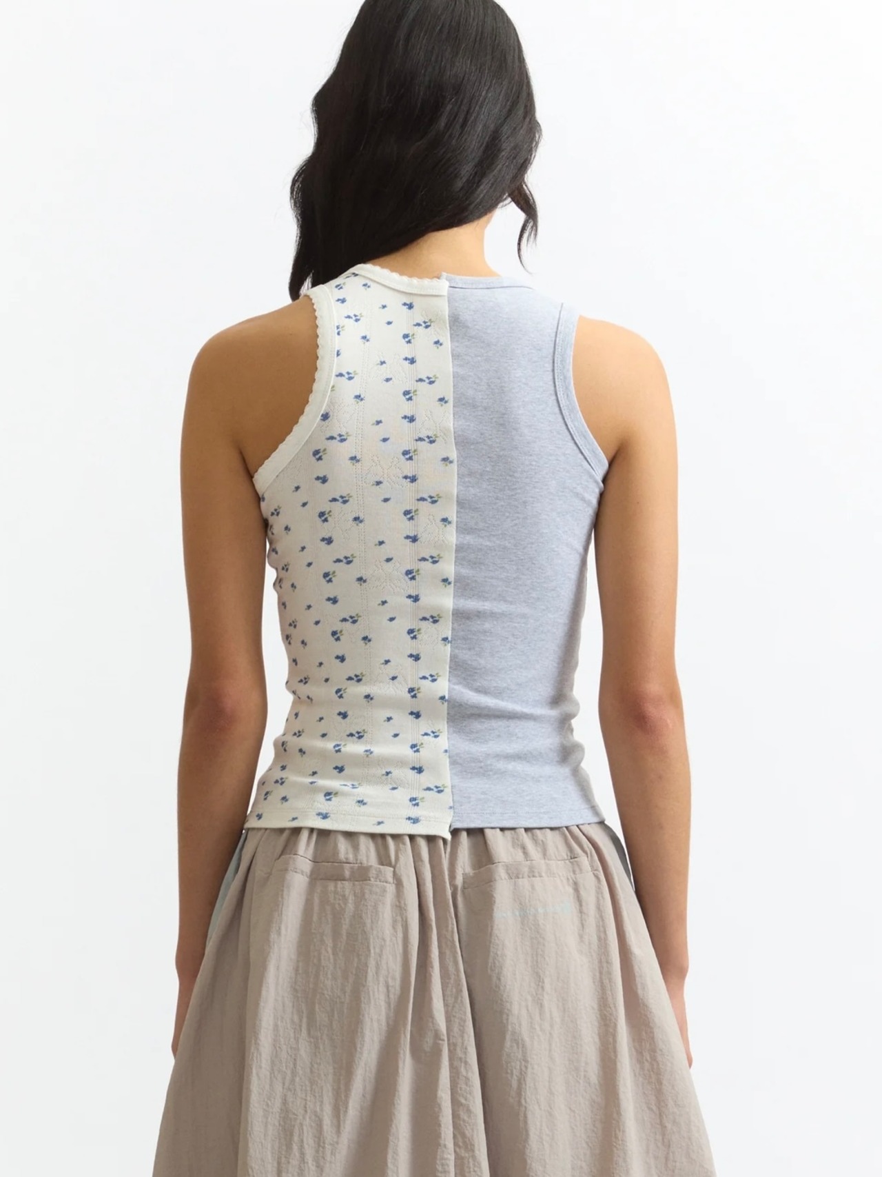 【26SS】P.A.M  Perks And Mini パークスアンドミニ / SMOKE AND MIRRORS SPLIT RACER TANK / タンクトップ - 5