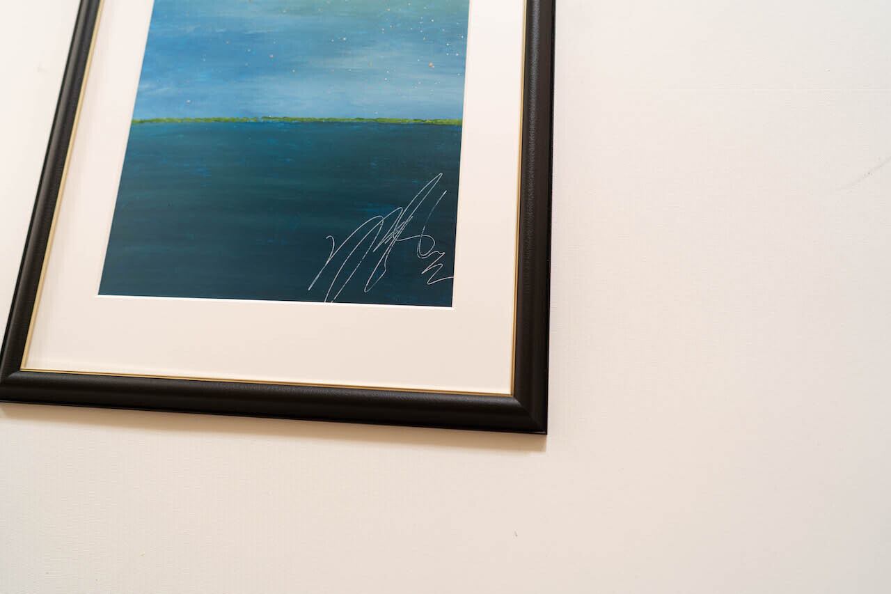 ocean/ 空、海をテーマにしたスプレーアート作品 原画販売アート作品