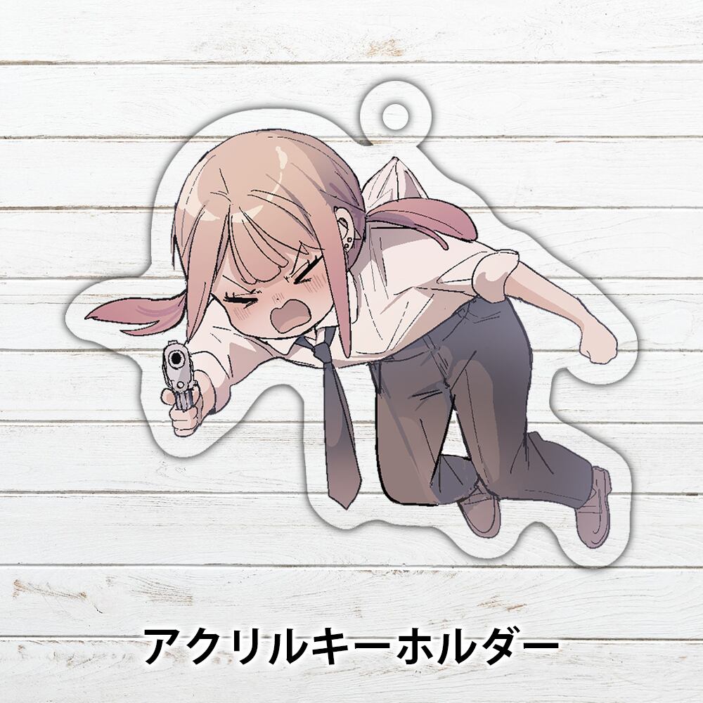 アニメスタイル女の子キャラクターキーホルダー アクリルキーホルダー