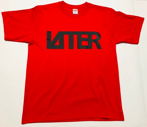 リミテッドエディションLAITER LOGO Tシャツ 赤