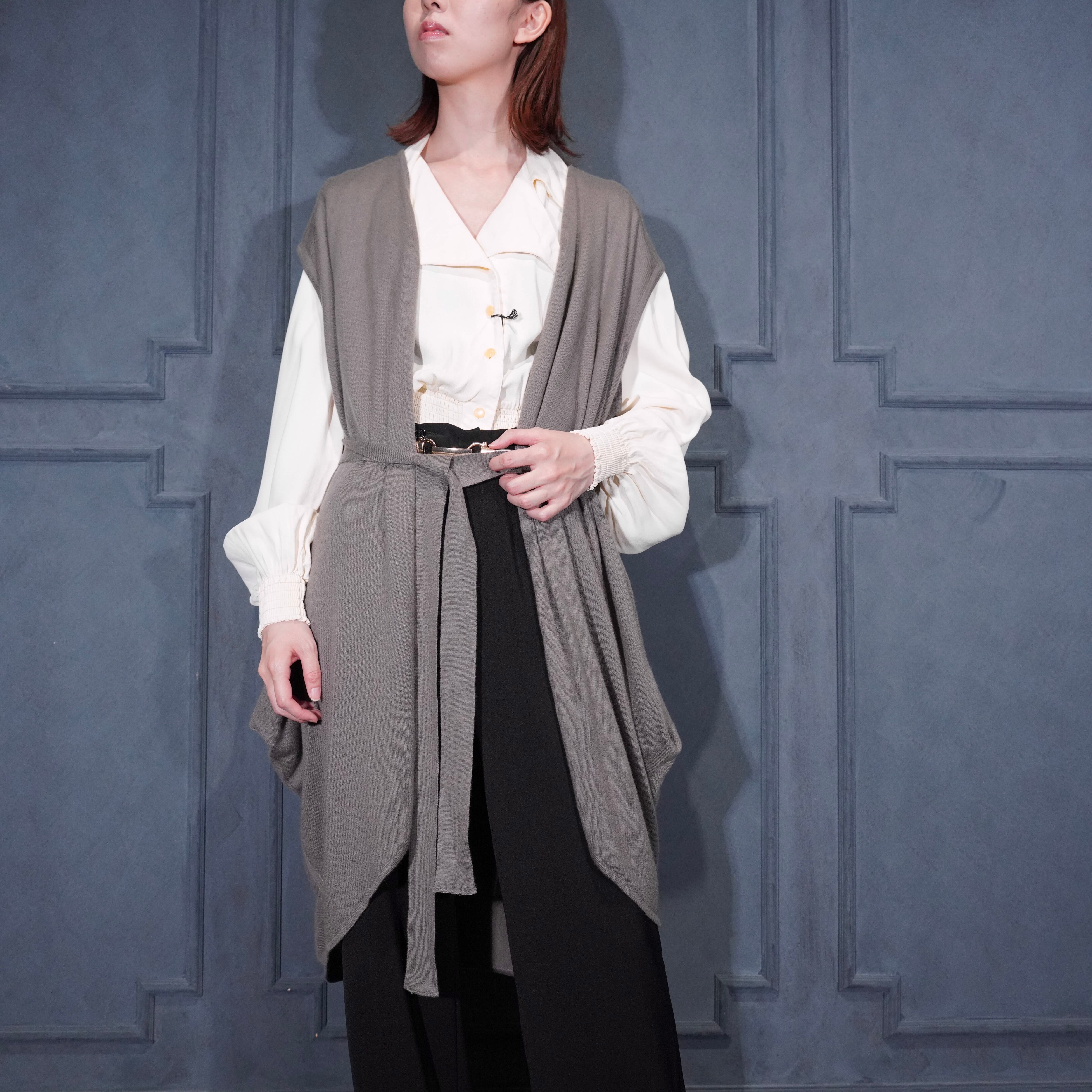 DEAD STOCK Max Mara DEFORMATION DESIGN CASHMERE SILK KNIT LONG