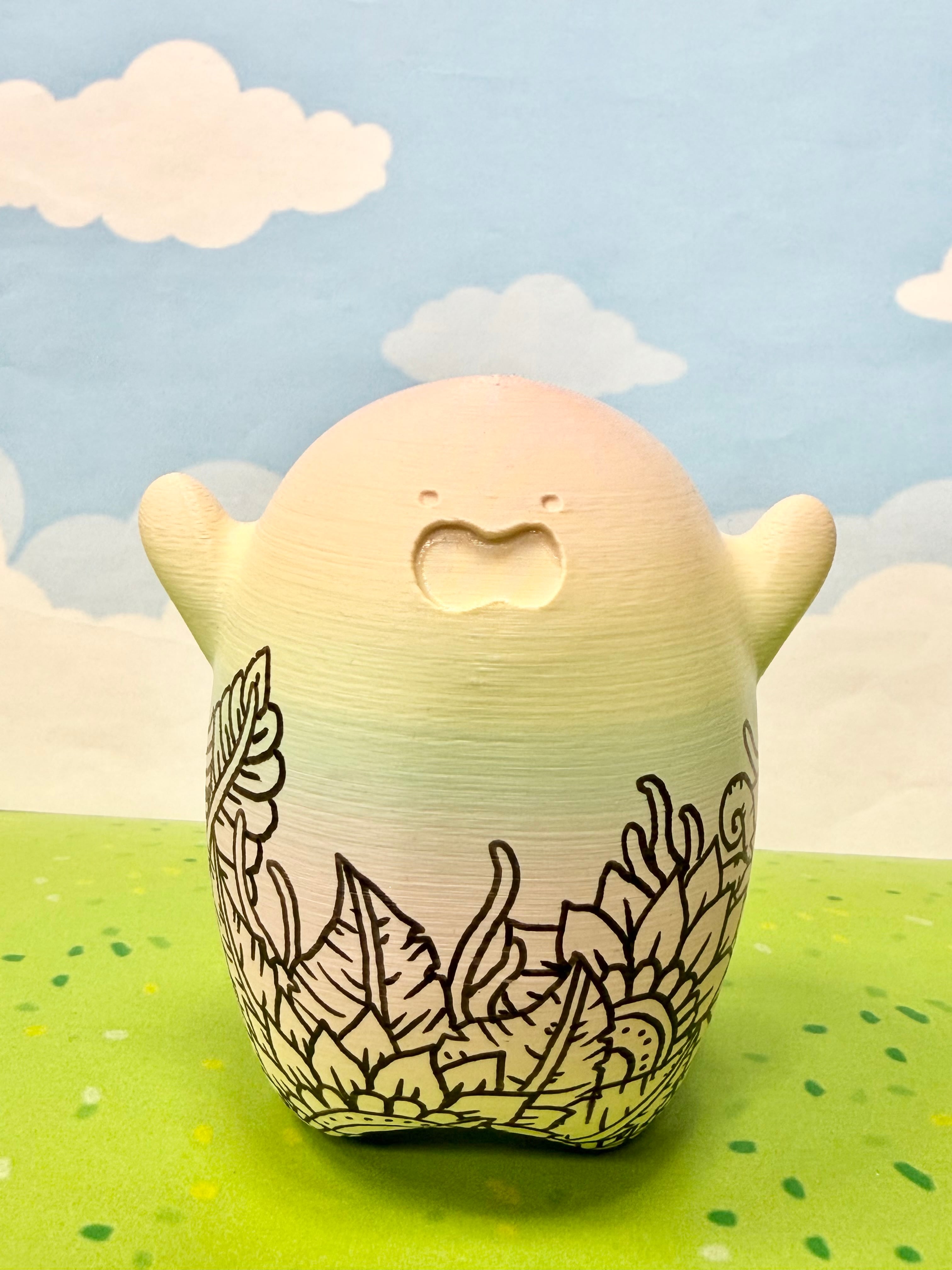 ムーンモンスターフィギュア(中)3 津軽塗り風 | GOMA LABO official shop