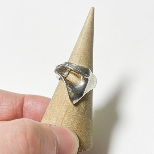 Vintage 925 Silver Modernist Ring Made In Mexico