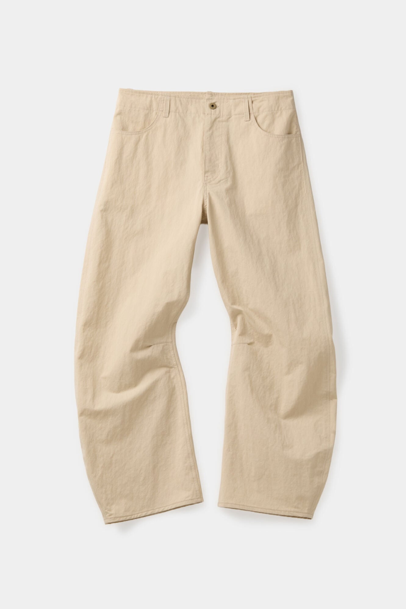 COOR] Deep Curved Cotton Blend Pants (Beige) 正規品 韓国ブランド