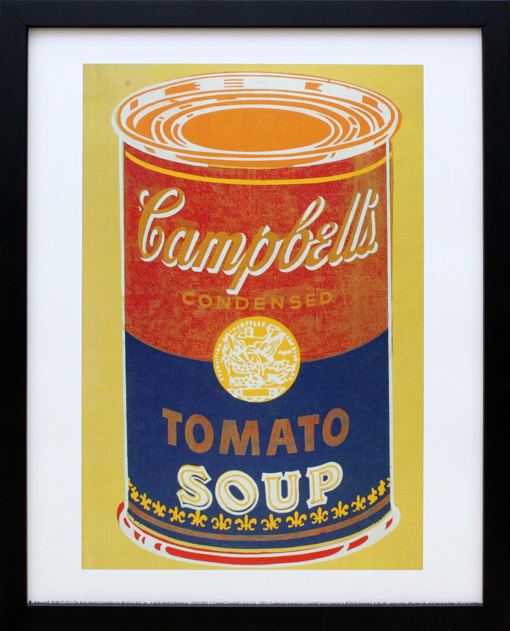 アンディウォーホル「キャンベル・スープ(トマト/レッド&ブルー)1965