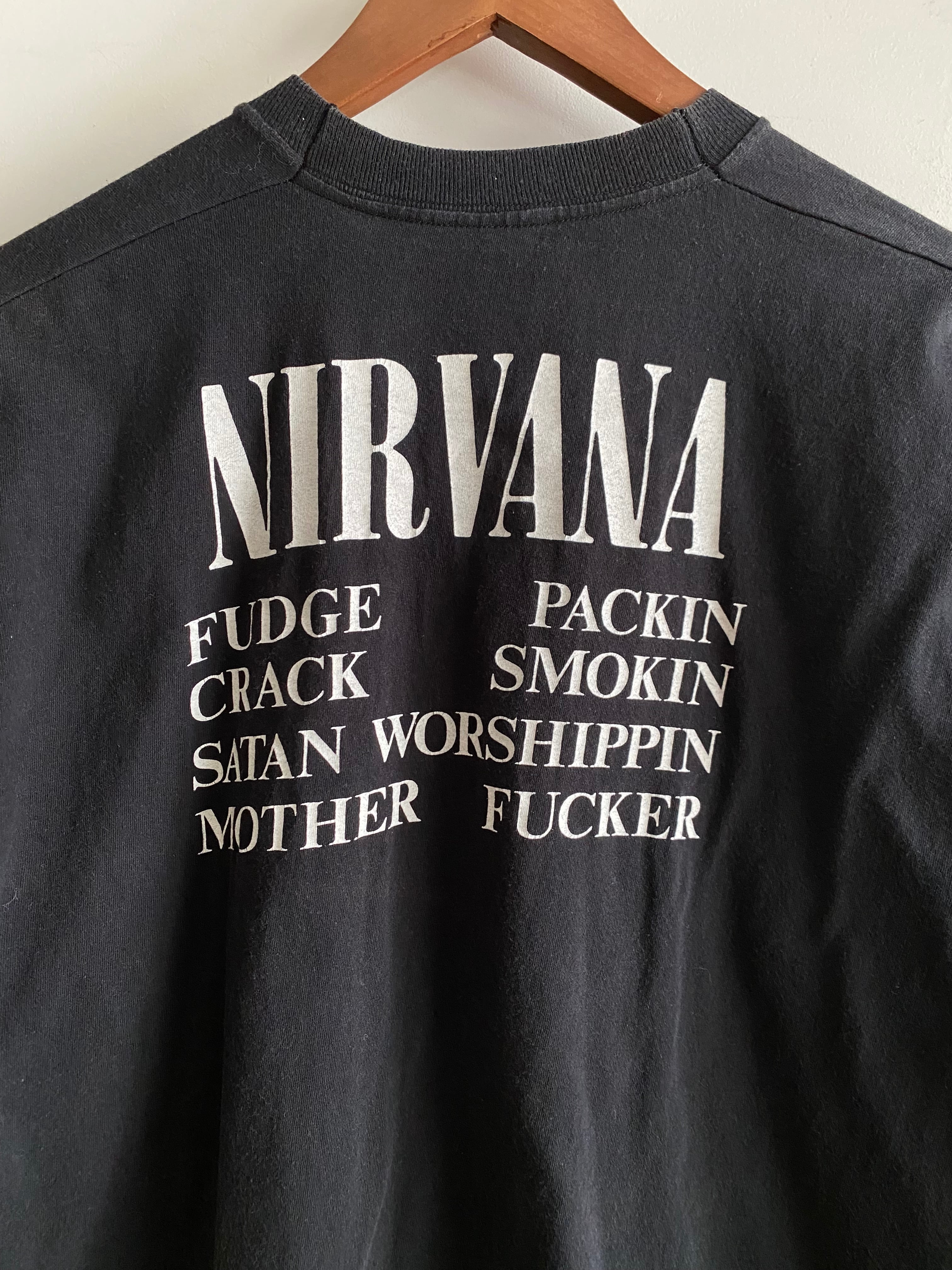 90s NIRVANA VESTIBULE PRINT TEE＊ | JUNK SHOP