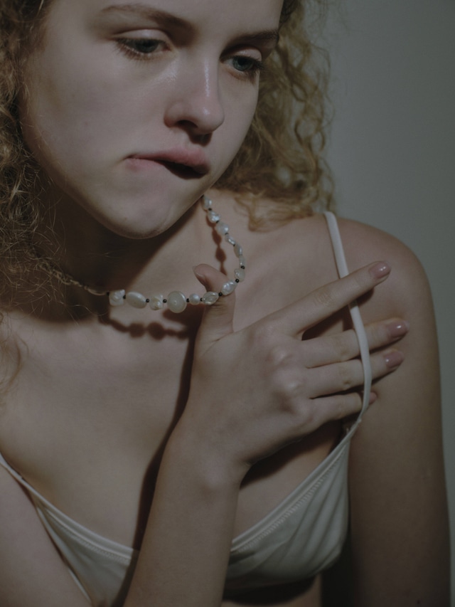 【genderneutral】 mix pearl necklace