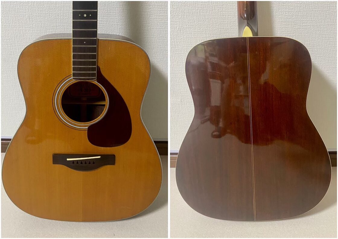 激鳴り、鈴鳴り、YAMAHA F 他のフリマにて売れましたG-550-12弦(1972 