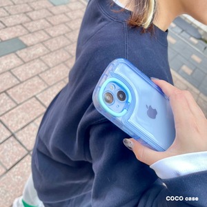 角がまぁるいスタンドケース（クリア）