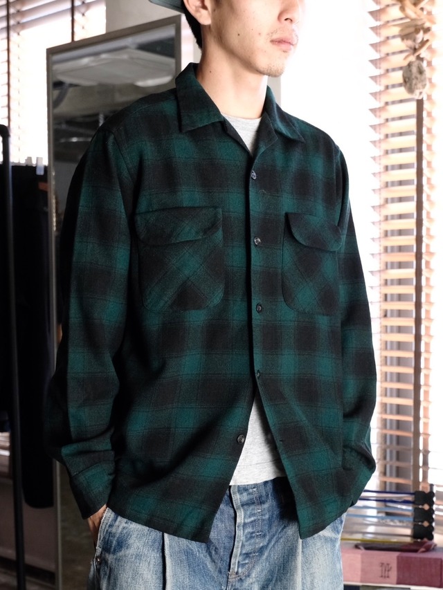 Used PENDLETON ombre check shirt