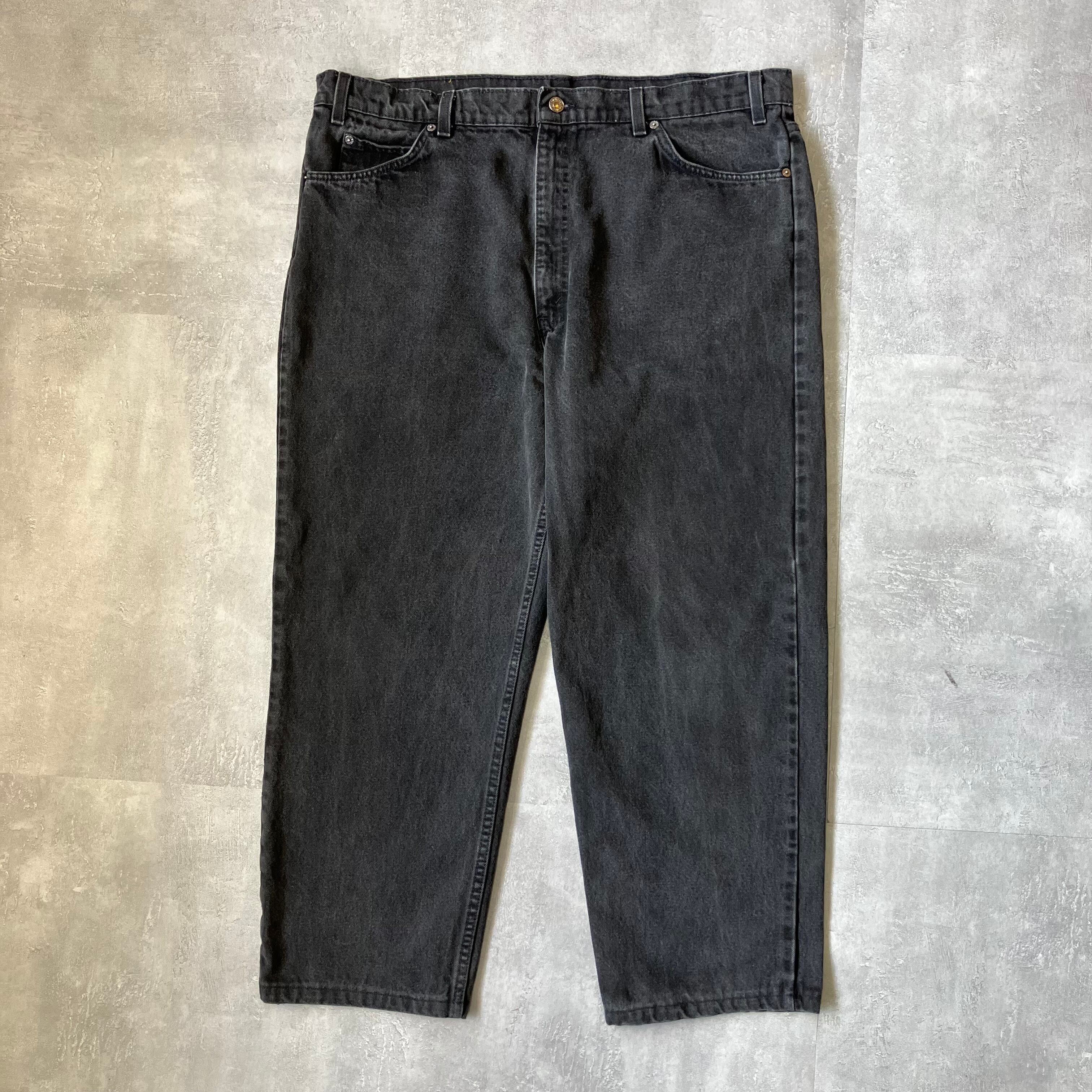 《実寸w40l27》Levi's リーバイス 90s usa製 550 560 ブラックデニム バギーデニム No.3363