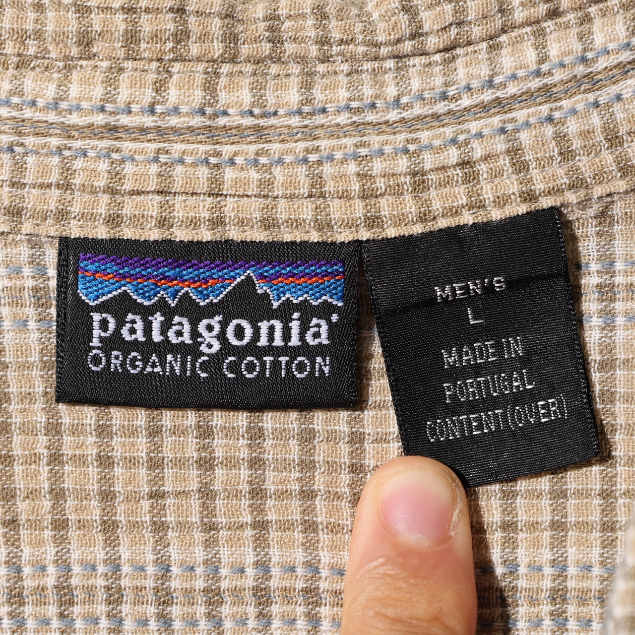 極美品 L Portugal 01年 A/C Yarn Dye Shirt Patagonia ACシャツ ヤーンダイ パタゴニア