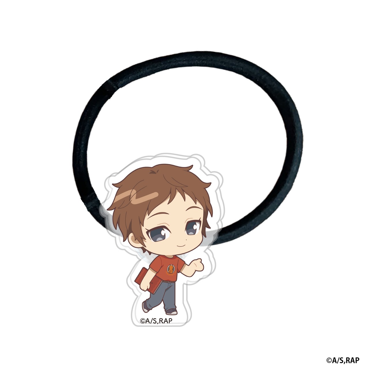 TVアニメ『ラーメン赤猫』× 壱角家 コラボ限定 アクリルチャーム付き ヘアゴム（ブラインドパッケージ）