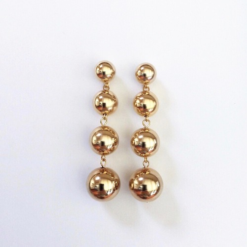 《再入荷》Metallic 4 ball pierce/earrings
