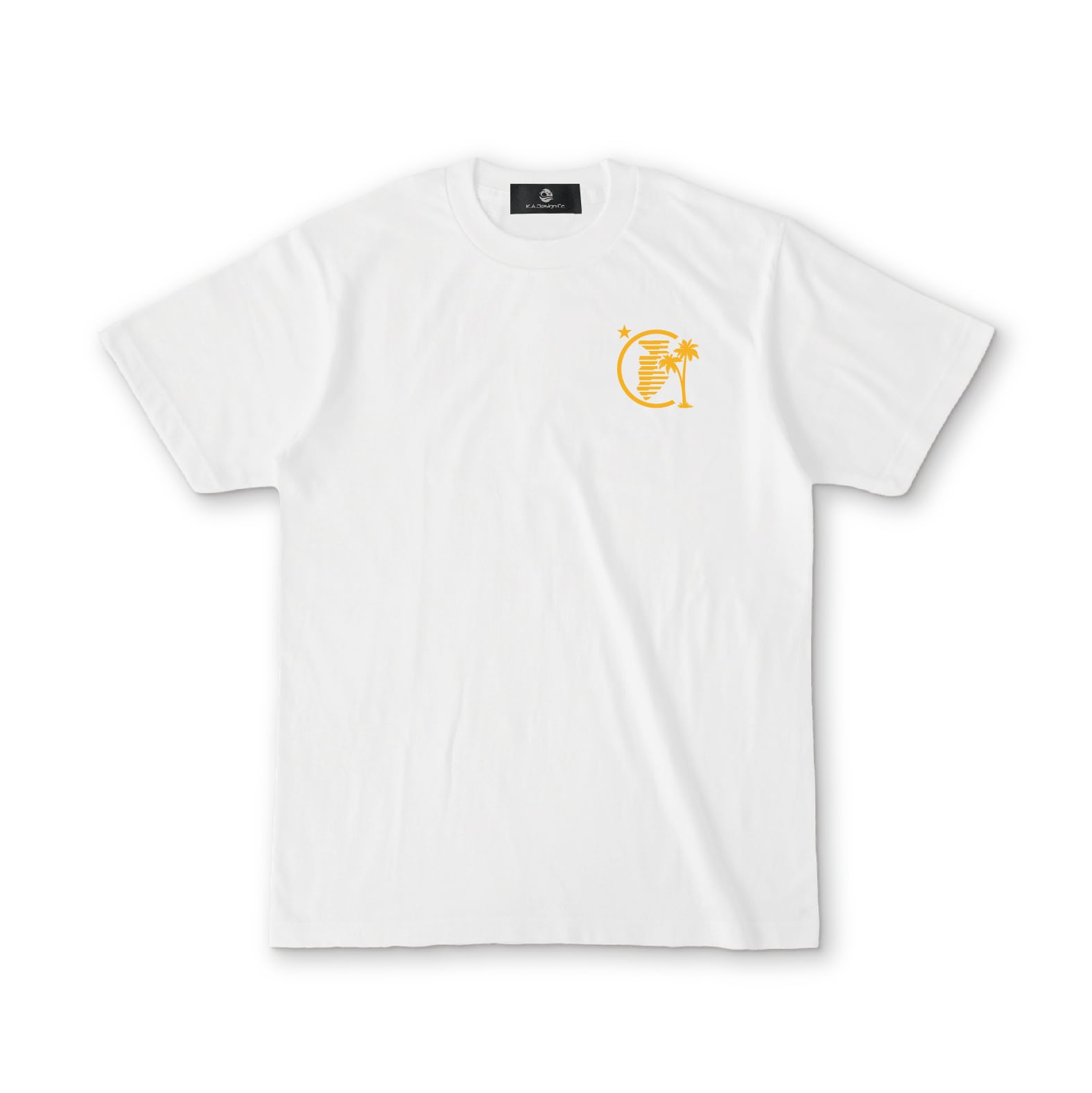 【即日発送】Izu GEO Typography Tee(Gold Yellow)