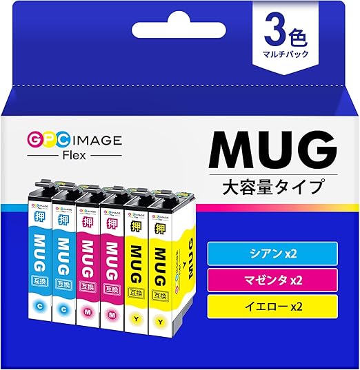 GPC Image Flex エプソン 用 インク マグカップ epson 用 MUG-4CL MUG